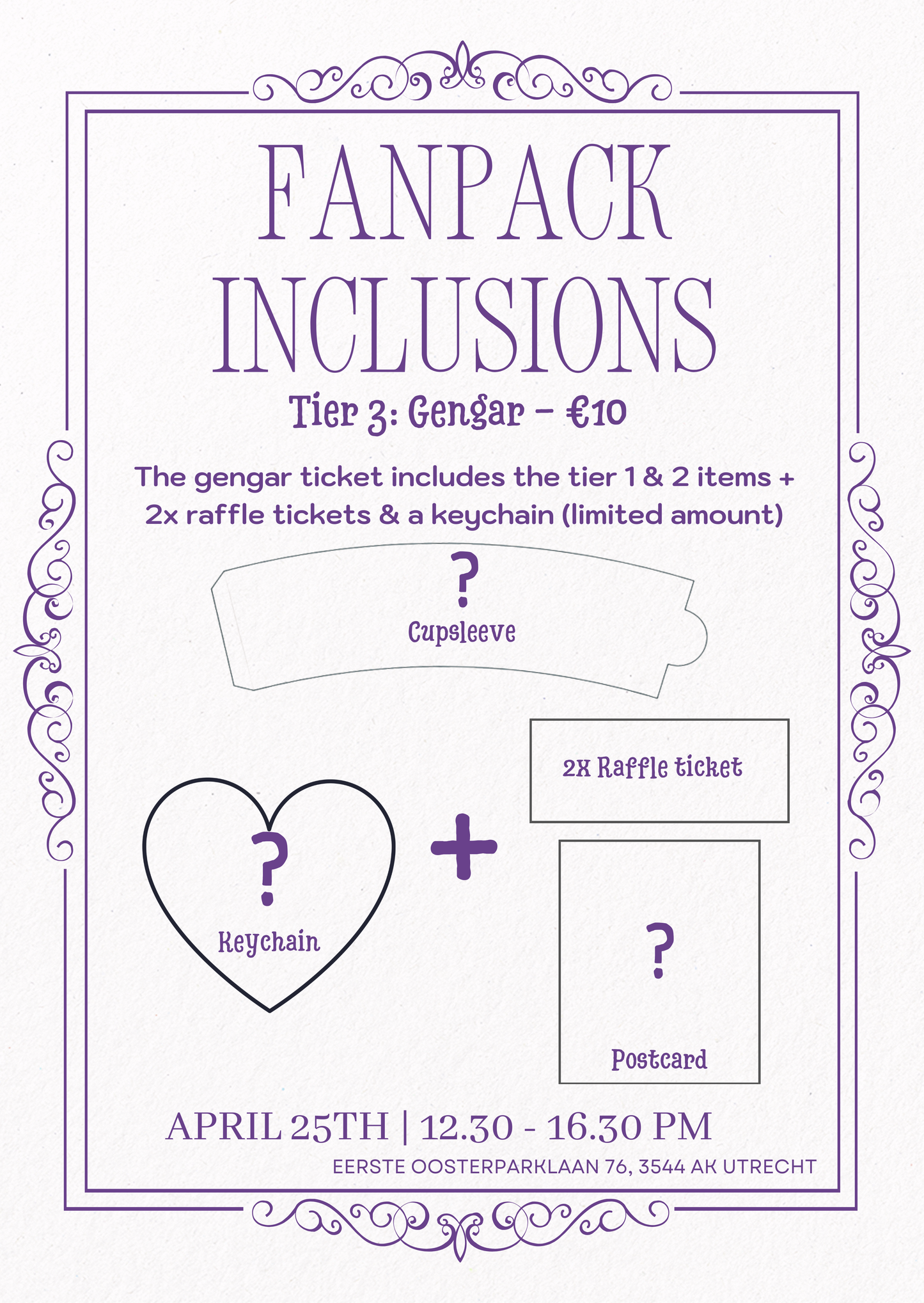 A day full of purple Birthday event