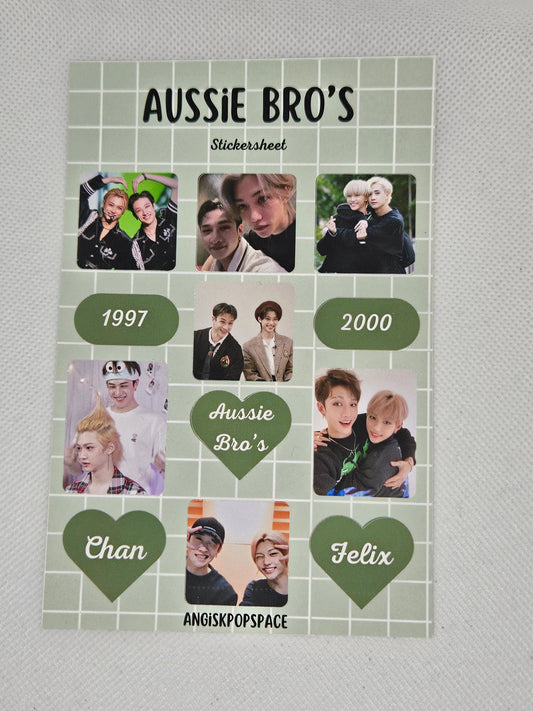 Aussie Bro's stickersheet