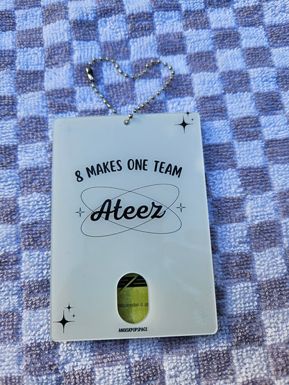 Ateez photocard holder