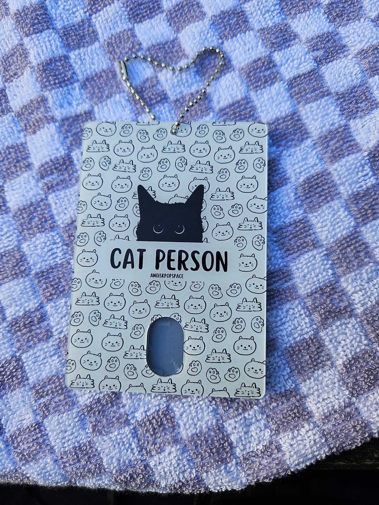 Cat person photocard holder