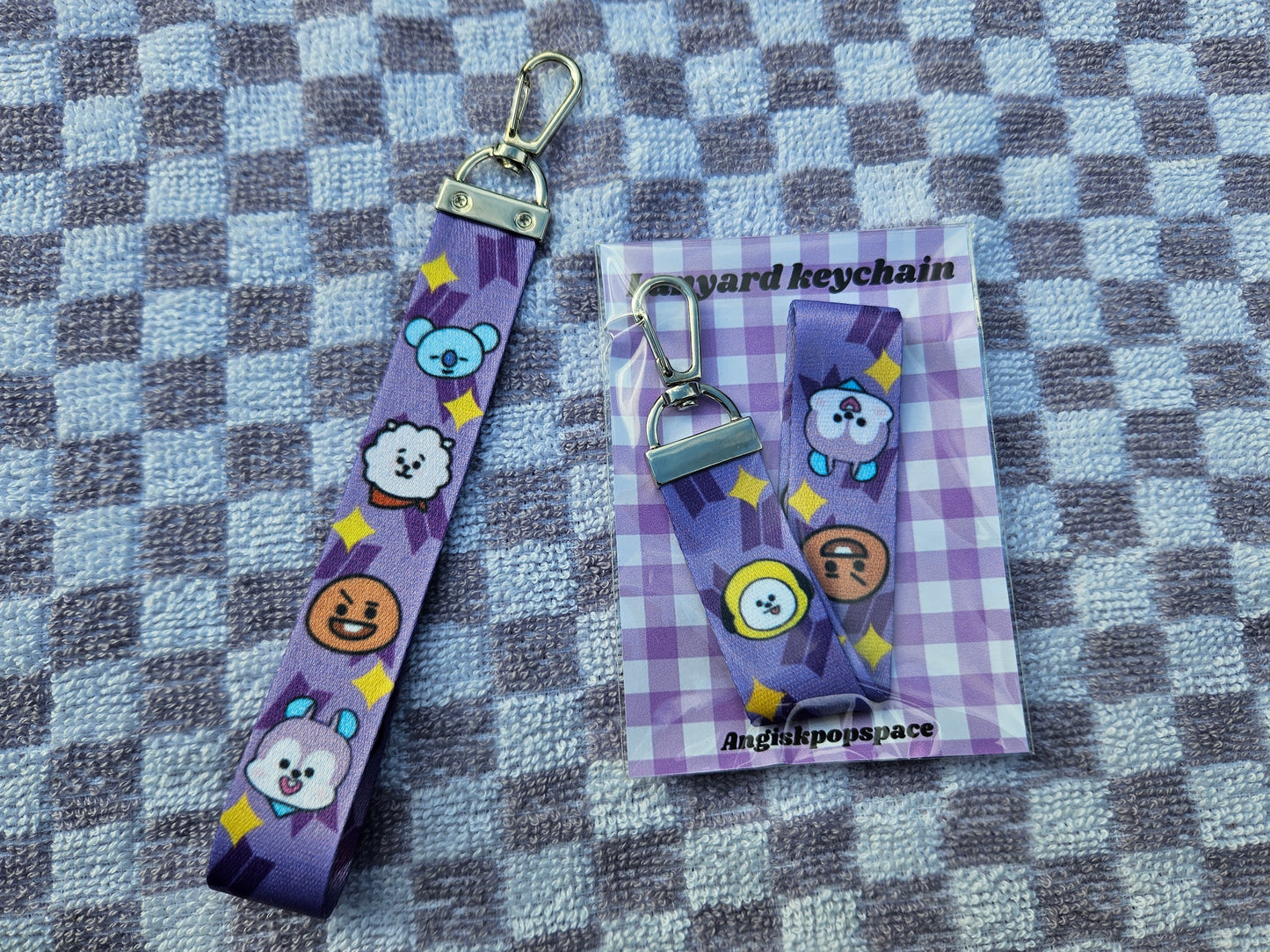 BTS Keychain lanyard.