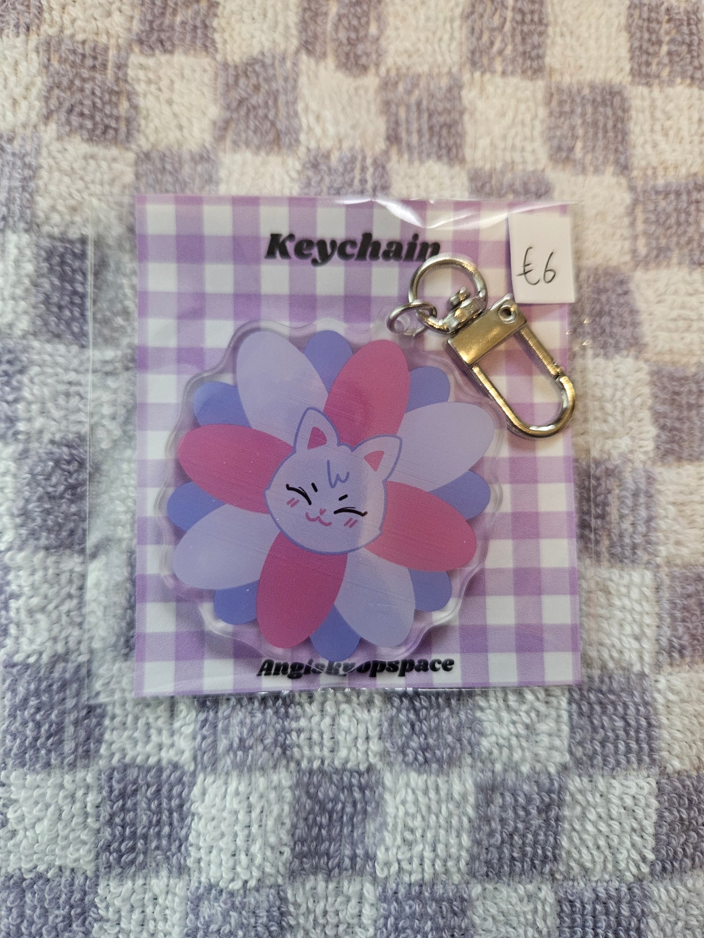 San flower keychain