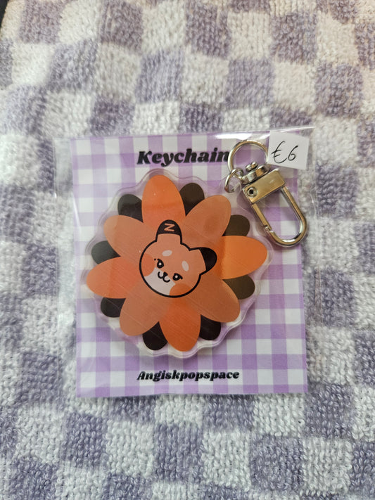 Matthew flower keychain