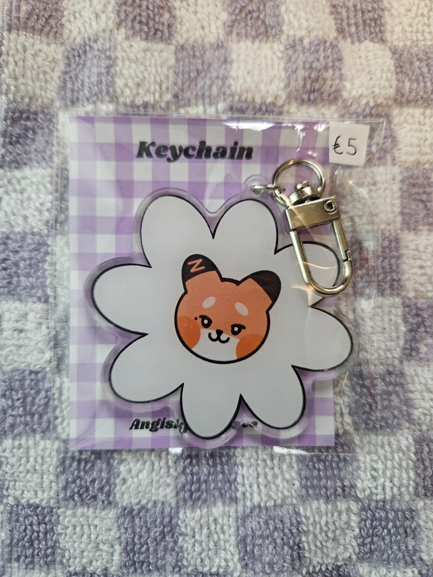 Matthew flower keychain