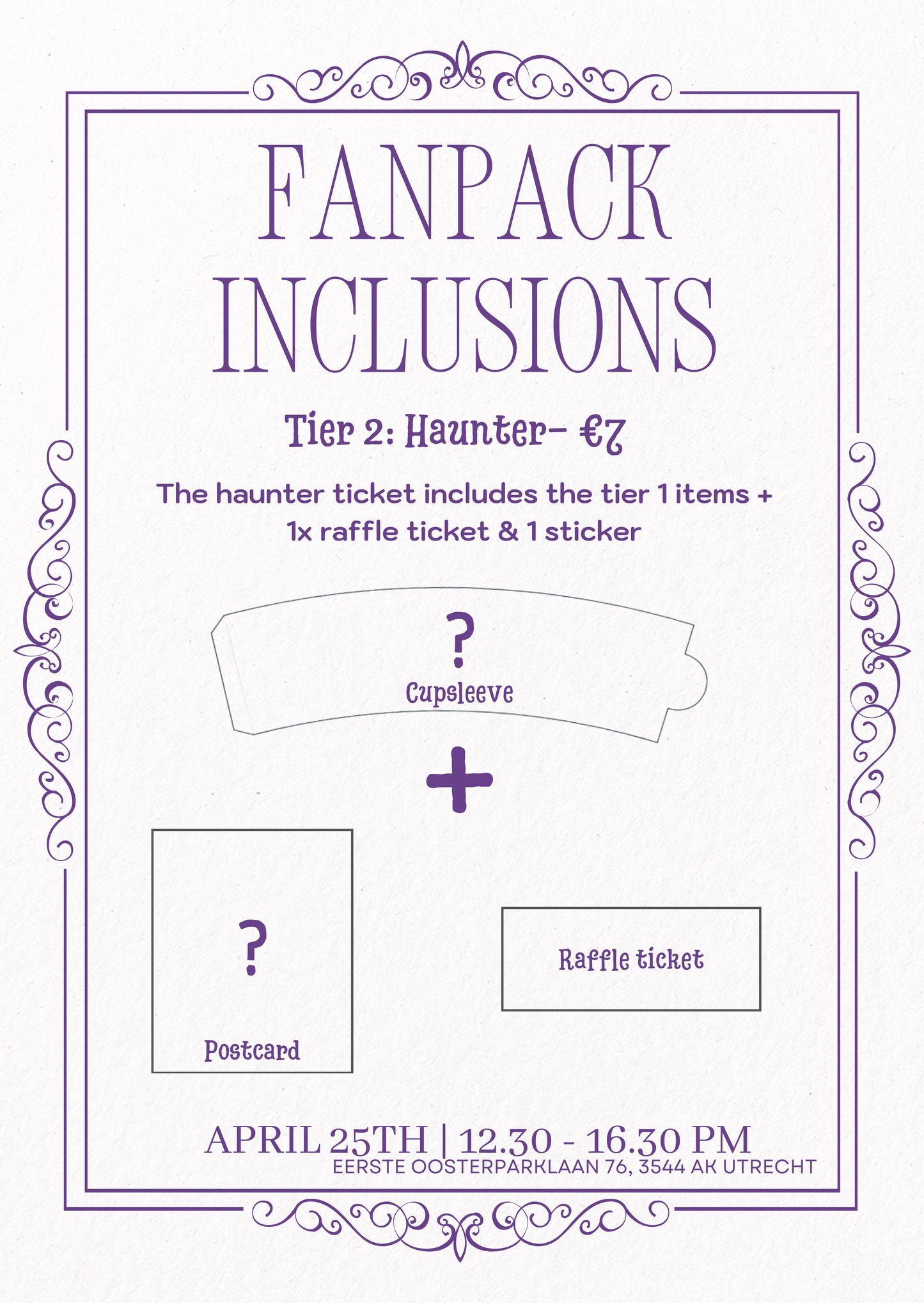 A day full of purple Birthday event